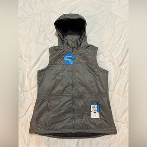 Columbia Women's Hooded Cedar Express Il Vest Full Zip Size Medium
Gray color
